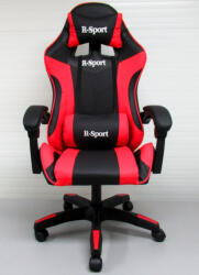 mx Masszírozós gamer szék, fekete-piros (GC3K-BLACK-RED)