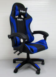 mx Masszírozós gamer szék, fekete-kék (GC3K-BLACK-BLUE)