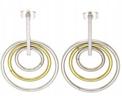 Ttm Xuping függő fülbevaló, ezüst-arany, 316L sebészeti acél (k00217650)