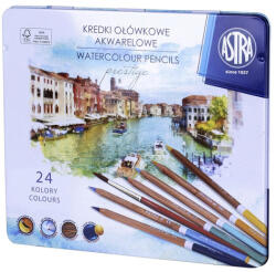 Astra Színes ceruza ASTRA prestige fémdobozos 24 színű (312121002) - fotoland