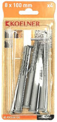 Koelner - Rawlplug Tok-keret rözítő műanyag dübel, faforgácslap csavarral 8x60 PZ horganyzott