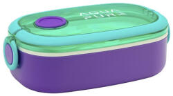 Aqua pure Uzsonnás doboz AQUA PURE műanyag BPA mentes 210x120x70 mm zöld-lila (511025026) - fotoland