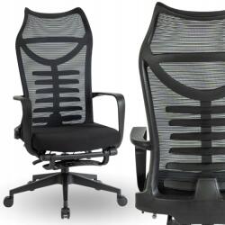  Irodai szék Forgószék Ergonomikus fekete Acton (fotel gabinetowy biurka krzesło ergonomiczne)