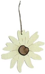  Floare lemn color+agatatoare pentru aranjamente florale (064987)