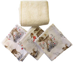  Tisztasági Csomag 4db-os / Krém - fehér / Aranyos állat mintákkal gyerekek részére