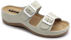 Leon 908 Comfort női bőr papucs led orlando színben