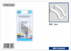  Rest. aer-Fehér függönykarnis tartók 2 db (936000)