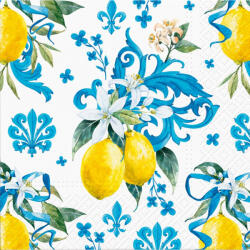 PAW Papírszalvéta 33x33 cm 3 rétegű 20 lap/csomag - Szicilíai virágkoszorú