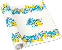 PAW Textilhatású asztali futó 40 cm x 5 m Citromok