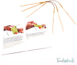 Addi CrasyTrio Bamboo - flexibilis zoknikötő tűkészlet - 2.5mm