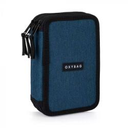 KARTON P+P Penar copii cu trei compartimente, albastru - Oxybag Penar