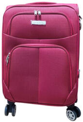 Leonardo Da Vinci Wizzair Priority bőrönd 55 x 40 x 20/23 cm bővíthető bordó Leonardo (le-6101-red-s)