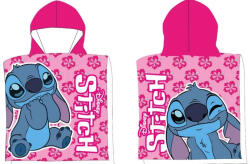  Disney Lilo és Stitch, A csillagkutya Pink Wink strand törölköző poncsó 50x100 cm (Fast Dry) (MSL702447) - oliviashop