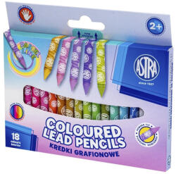 Astra Zsírkréta ASTRA hegyezett 18 színű (316024901) - papir-bolt