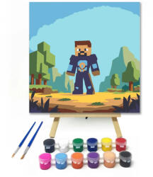  Bátor kockahős - gyerek számfestő készlet