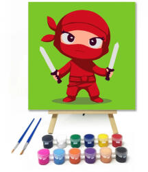  Kalandos kis nindzsa - gyerek számfestő készlet