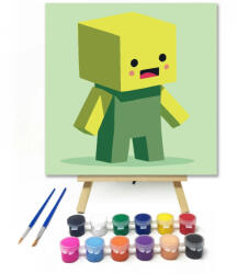  Kocka baba - gyerek számfestő készlet