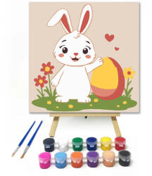  Kedves nyuszi tojása - gyerek számfestő készlet