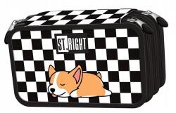 St. Majewski Penar echipat 3 fermoare, Majewski, Gama St. Right, Colectia Sleepy Corgi 2025, PC-05, 20x13x6 cm (5903235691300) Penar