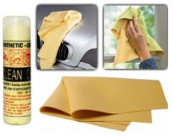  Laveta auto super absorbanta 43x32 cm, din piele sintetica, cu tub (YU067) (TCT-523)