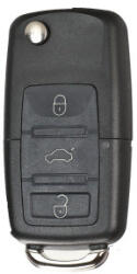  Carcasa cheie tip briceag cu 3 butoane, lamela inclusa, ART-095 (161216-1)