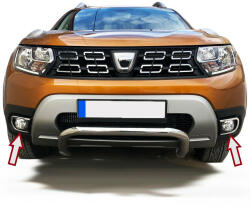  Set ornamente cromate proiectoare pentru Dacia Duster II 2018+, inox 304 (020519-3)
