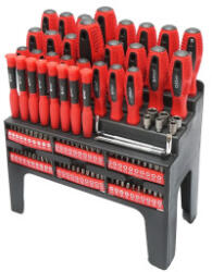  Set 100 piese surubelnite si biti CrV cu clichet, Breckner Germany BK78287 (051224-1) Surubelnita