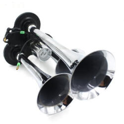  Claxon auto 3 goarne 24V, 150 dB, model CA301 pentru camioane (TCT-85)