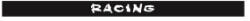  Abtibild parasolar Racing pentru parbriz/luneta, 130x8, 5 cm, culori diverse (011023-3)