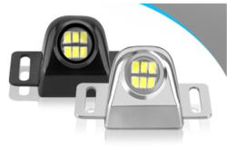 LAMPA LED 9W 900 lm pentru 12-24V, lumina alba, carcasa crom BO9W900C (220219-11)