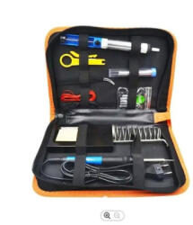  Set pistol de lipit reglabil 30-60W cu 15 piese pentru electronica si DIY (010925-3)