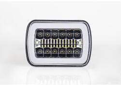  Proiector LED 7 inch 54W cu Angel Eyes, 12-24V, IP67, fascicul Spot 30° (180722-4)