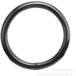  Husa volan efect carbon negru, marimea M (38-39 cm), cod F006 (160817-20)