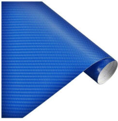  Folie carbon 3D albastra autoadeziva, rola 1.27 m x 30 m (KM9329) (TCT-1598)