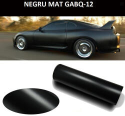  Folie auto negru mat 1 x 1, 5 m cu tehnologie anti-bule (Cod GABQ-12) (TCT-2840)