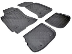  Covorase auto cauciuc tip tavita pentru Audi A4 B5 1995-2001, set 4 bucati (011119-2)