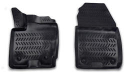  Covorase auto tip tava TPE pentru Ford Tourneo Courier 2014+ (fata), negre (191022-6)
