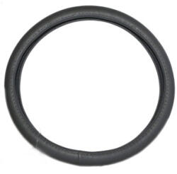  Husa volan M 37-38 cm, imitatie piele neagra, montaj rapid (WK-1009) (131123-11)