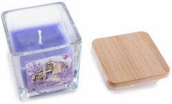 Decorer Lumanare parfumata in borcan sticla aroma Lavanda cm 5, 5 x 5, 5 x 6 H (A14.17.31A)