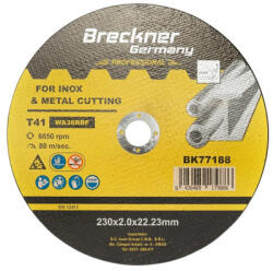  Disc flex pentru taiat inox T41 230x2.0x22.23 mm, 6650 rpm (BK77188) (010223-11)