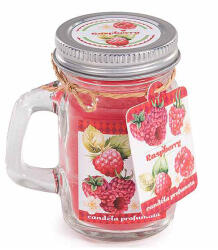 Decorer Lumanare parfumata in borcan aroma Zmeura cm 7 x 5 x 8, 5 H (A14.16.46A)