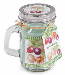 Decorer Lumanare parfumata in borcan aroma Agrise cm 7 x 5 x 8, 5 H (A14.16.46C)