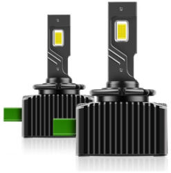  Set becuri LED auto D3S 50W, 9000 lm, 6000K alb rece, cu CANBUS (LX3-D3S) (141025-3)