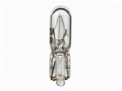  Bec bord Narva W1, 2W 12V cu soclu sticla W2x4, 6d pentru iluminare instrumente (160323-5)