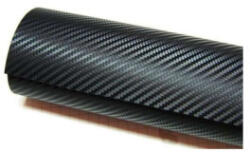  Folie carbon 3D neagra anti-bule, rola 1, 5 m x 10 m pentru colantare (TCT-3324)