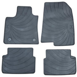  Set covoare cauciuc pentru Dacia Sandero III 2021+ (4 buc), negre, cu fixare clips KROM013 (130125-3)