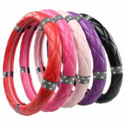  Husa volan din imitatie de piele, marimea M (37-38 cm), culori diverse (131123-14)