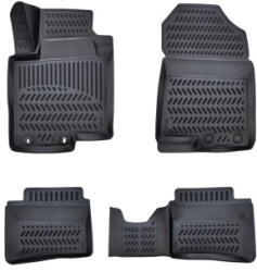  Set covoare auto tip tavita din TPE pentru Hyundai Bayon 2021+ (4 buc) (191022-12)