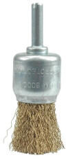  Perie circulara din sarma cu tija 24 mm, alama ondulata - Cod 06992 (300623-4)