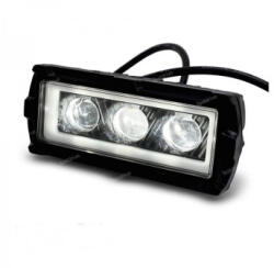  Proiector LED auto cu angel eyes DRL alb, 1000 lm, 12-24V, IP67 (ZC-3WYB) (061024-32)